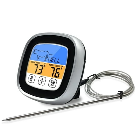Instant Read LCD Food Thermometer for Meat with Accessories