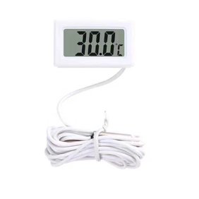 Digital Thermometers with Waterproof Probe LCD Thermometers for Fridge Temperature Monitor Temperature Measuring Meter