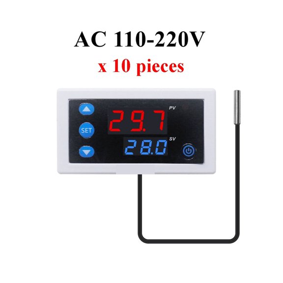 Digital Thermostat 12V 24V Temperature Controller Regulator Heating Cooling Control Switch Relay Output