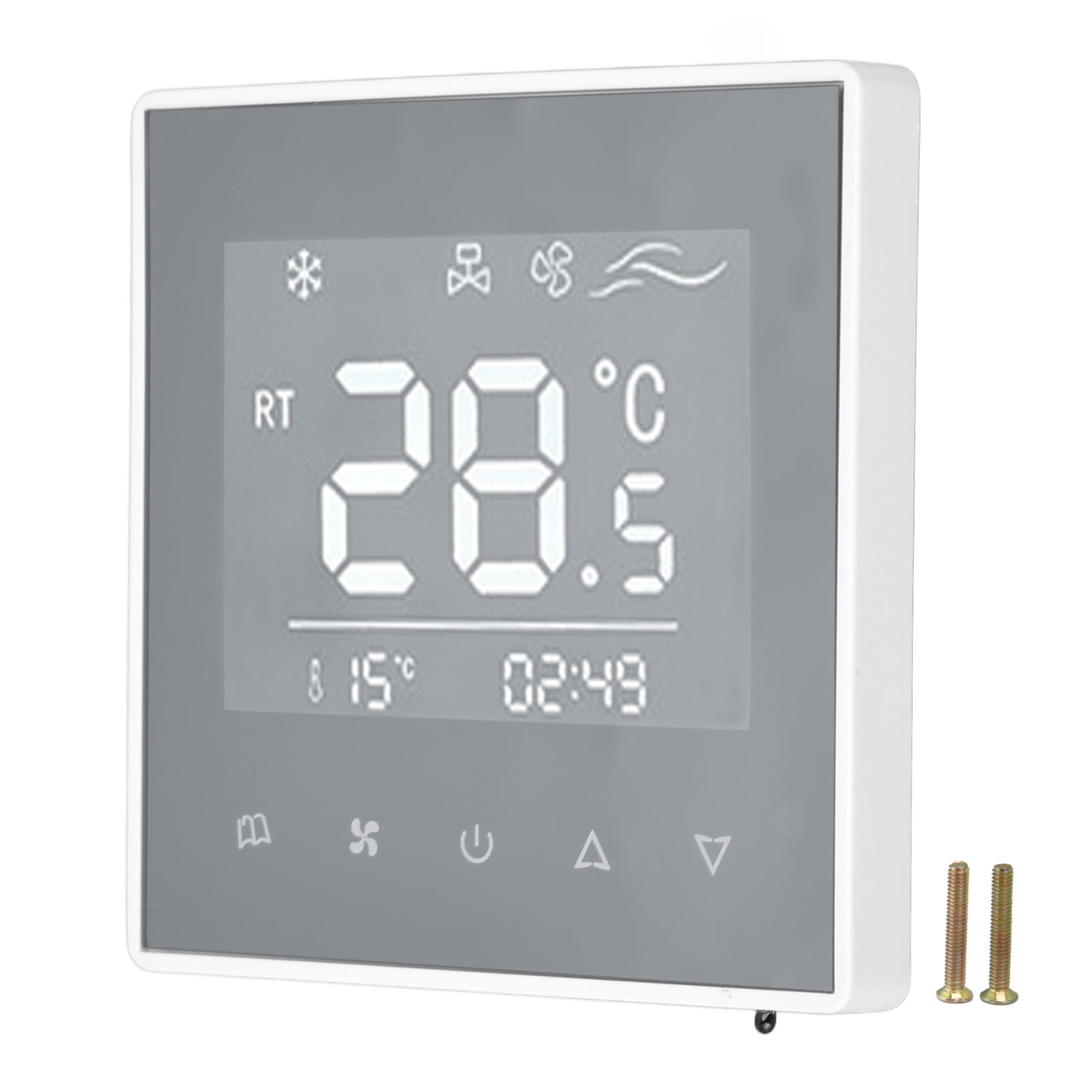 Digital Thermostat LCD Display Touchscreen Smart Air Conditioning