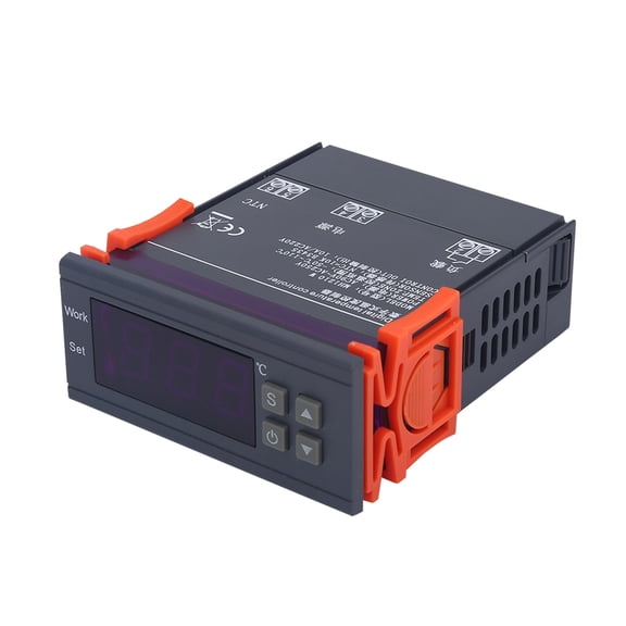 Digital Thermostat Temperature Controller AC 110-240V Mini Electronic Heating Cooling Switch Control for Refrigerator Incubator Farm and Aquarium 2.95 x 1.34 x 3.35 inches / 7.5 x 3.4 x 8.5 cm