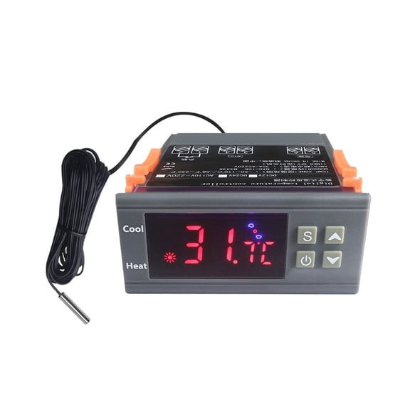 Digital Thermostat Temperature Controller Regulator For Incubator Heating Cooling Control -50~110 ,Easy to Install