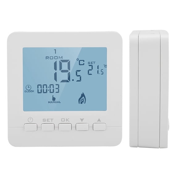 Digital Thermostat W/ Holiday Mode Child Lock, Easy Temp Control, Accurate Reliable