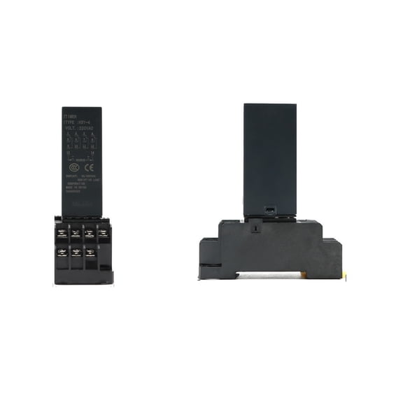 Digital Time Relay 0.1S-990H Power On Delay Off Cycle Delay Multi Mode DC12V DC24V AC220V H3Y-2 With Base Socket 2NO2NC