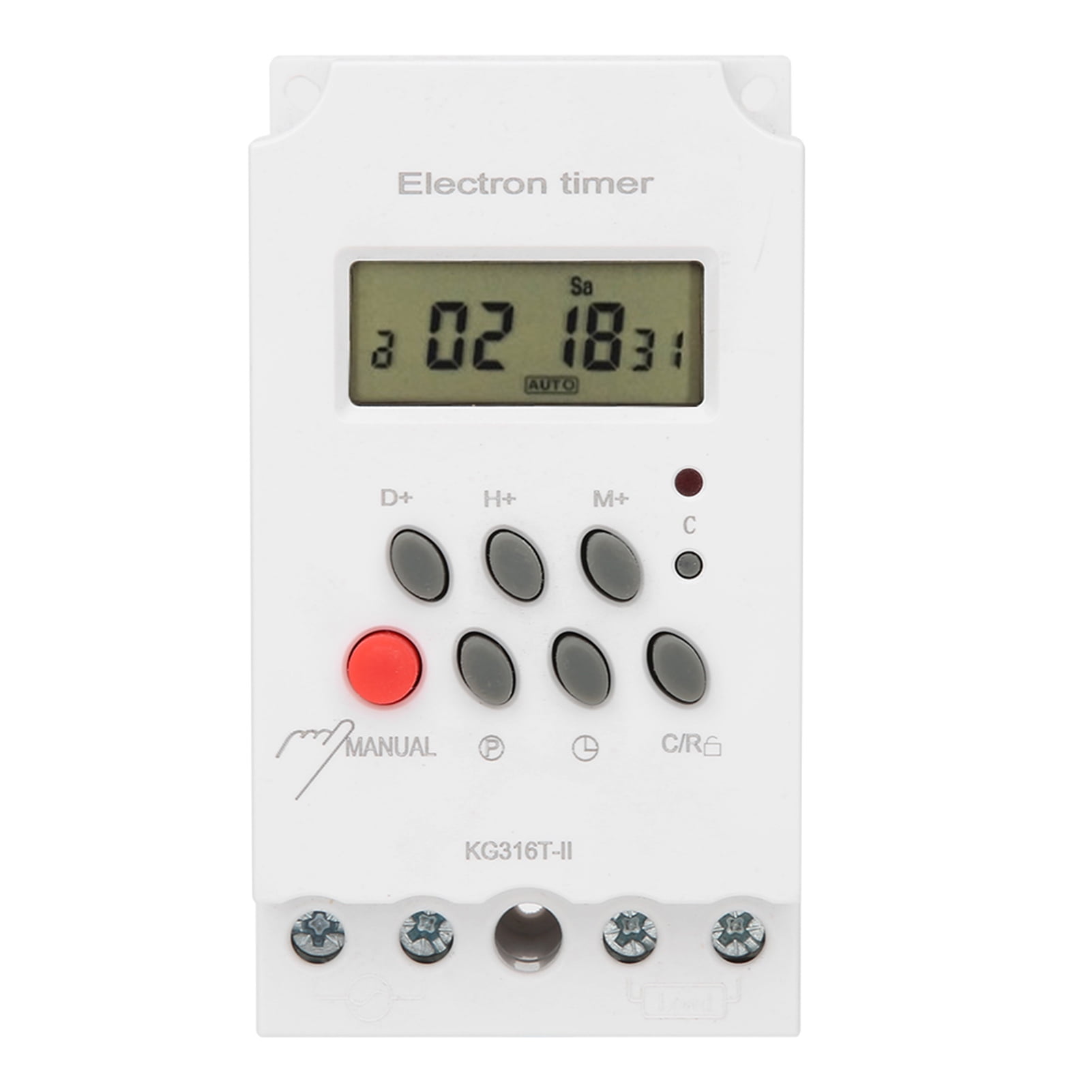 Digital Time Switch LCD Display Electron Timer Switch ABS
