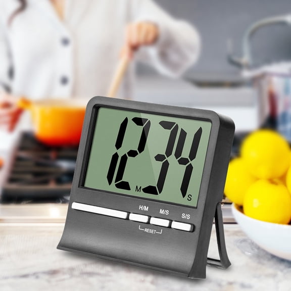 Digital Timer 100 Minutes/100 Hours Silent Operation for Cooking,Fitness,and Study with Magnetic Back