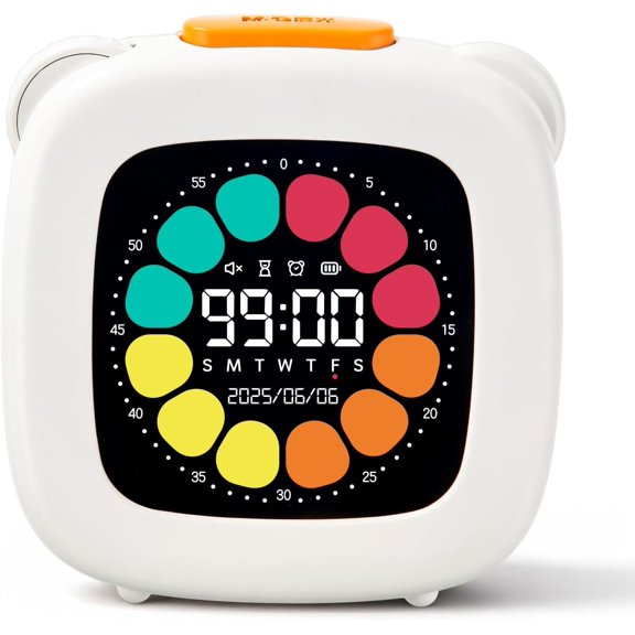 Digital Timer for , 99 Min Visual Timers with , Rechargeable Kitchen Timer Up to 10 Days, Office Scene Accurate Timing, 3 Sound Modes, Daily Use at Classroom