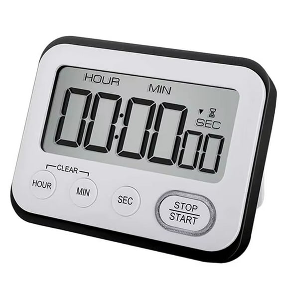 Digital Timer Cooking Timer Stopwatch LCD Display Timer Count Up/Down Timer Magnetic Timer for Teacher Classroom Kitchen