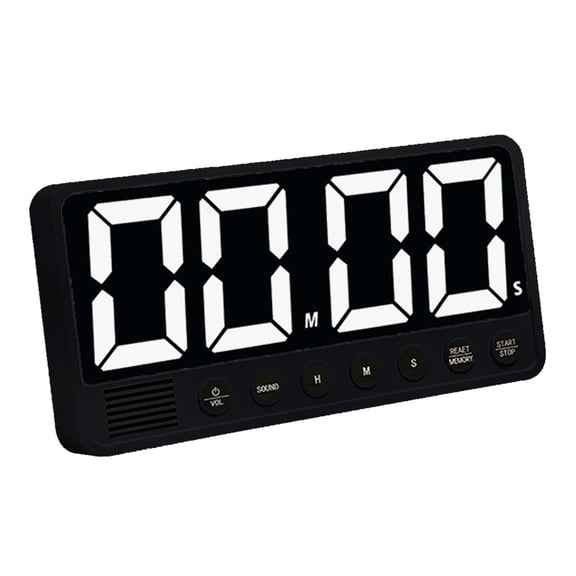 Digital Timer Cooking Timer Stopwatch LED Display Timer Count Up/Down Timer Timer for Teacher Classroom Kitchen