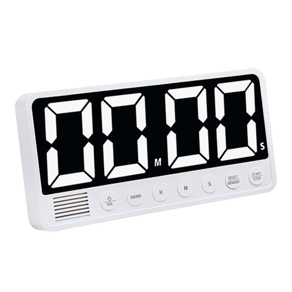 Digital Timer Cooking Timer Stopwatch LED Display Timer Count Up/Down Timer Timer for Teacher Classroom Kitchen
