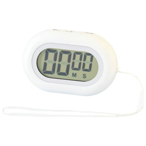 Digital Timer Countdown Clock With Rope 3.15X2.05 Inches For Kitchen Homework Learning Boiled Eggs Cooking Reminder Magnetic Back Portable Battery Powered
