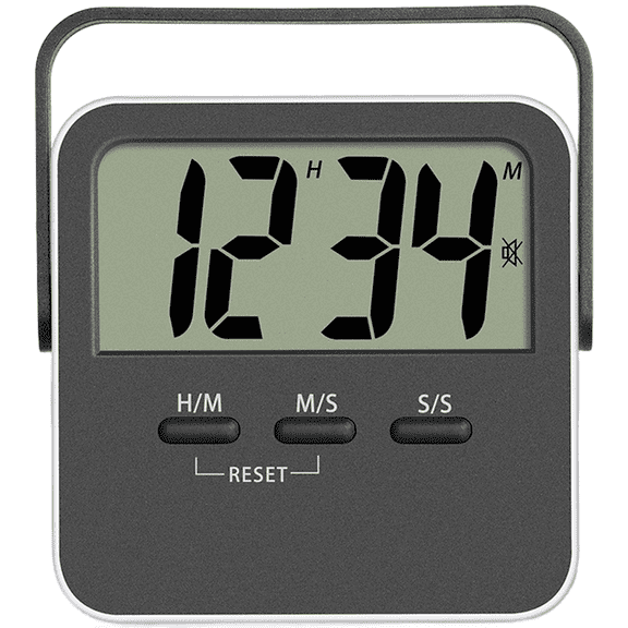 Digital Timer Stopwatch With Loud And Silent Alerts For Cooking Fitness