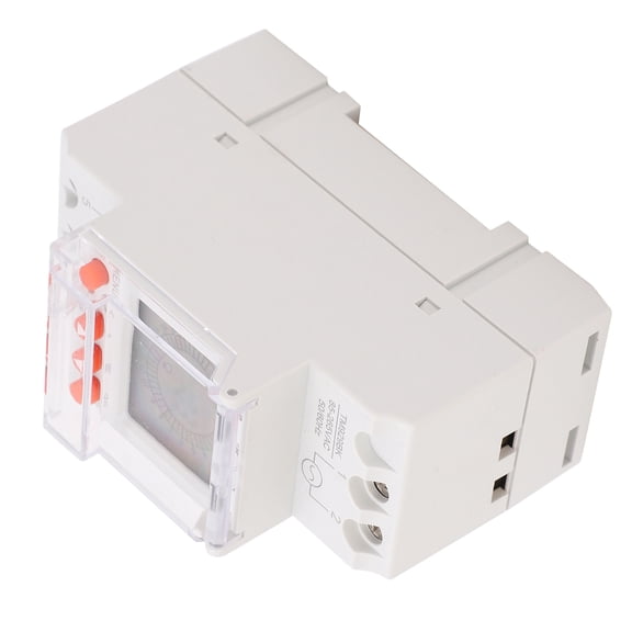 Digital Timer Switch Backlight Liquid Crystal Display DIN Rail Programmable TM929BK 85-265VAC 30A (10 x 8 x 5 in / 25.4 x 20.3 x 12.7 cm)