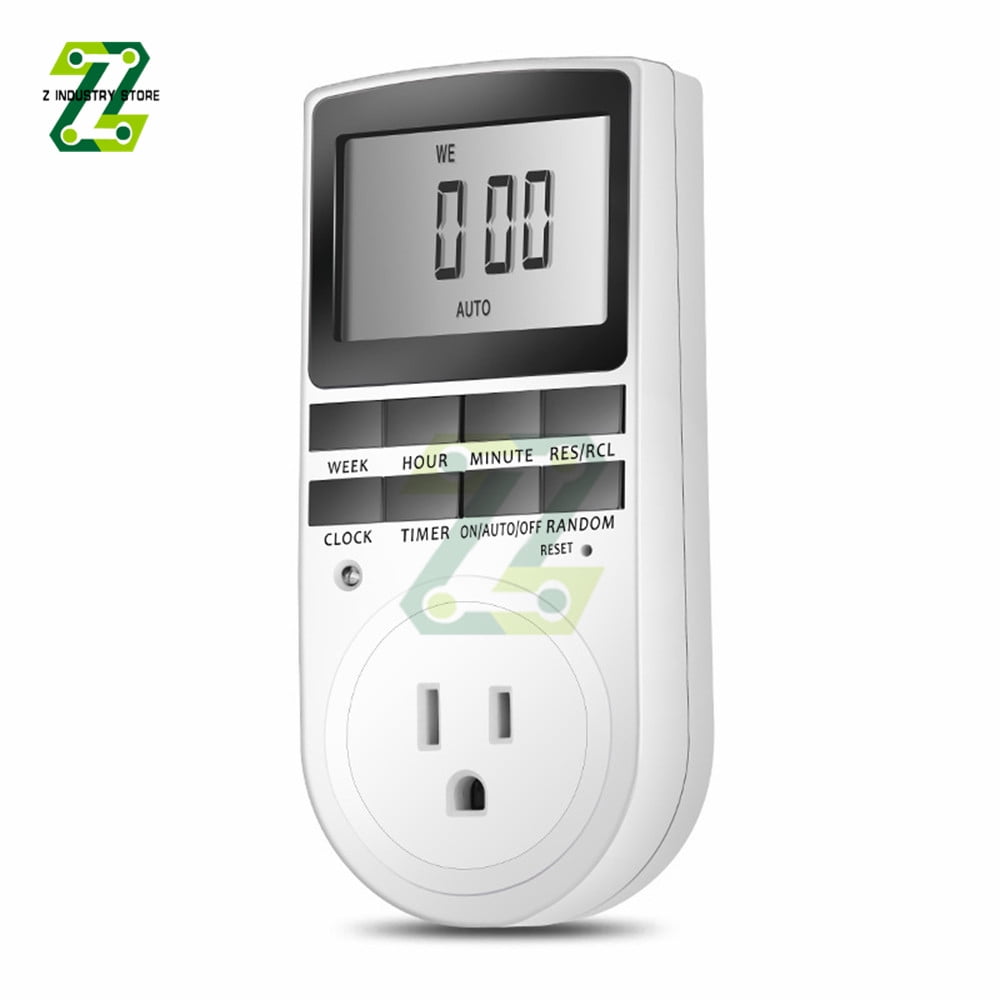 Digital Timer Switch EU UK US Plug Kitchen Timer Outlet Programmable