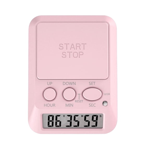 Digital Timer with Feature 3 Volume Levels High Visible LCD for Home Workplace