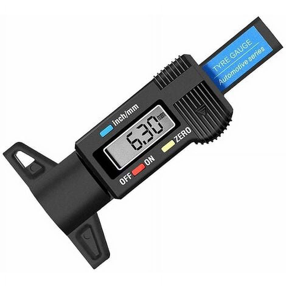 Digital Tire Depth Gauge Gauge Caliper LCD 025.4mm Digital Tire Depth