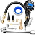 thumbnail image 1 of Digital Tire Gauge with Inflator & Deflator - LED Display & 0.1 PSI Resolution - Quick Release Valve & Heavy Duty Chuck - w/Adapter for , , SUV, , RV, Balls, 1 of 7