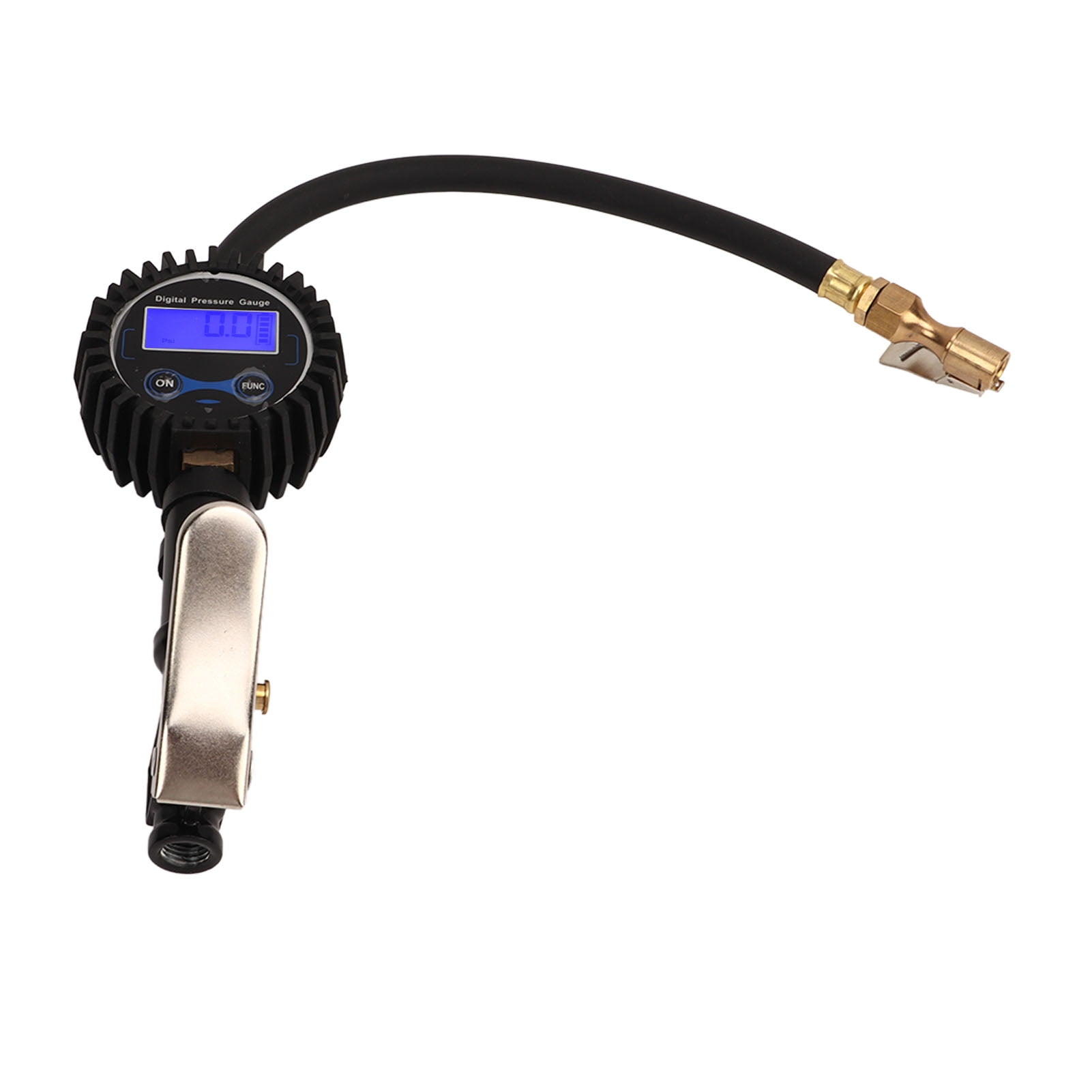 Digital Tire Inflator, High Accuracy 4 Display Units Switchable Integrated Digital Gas Pressure