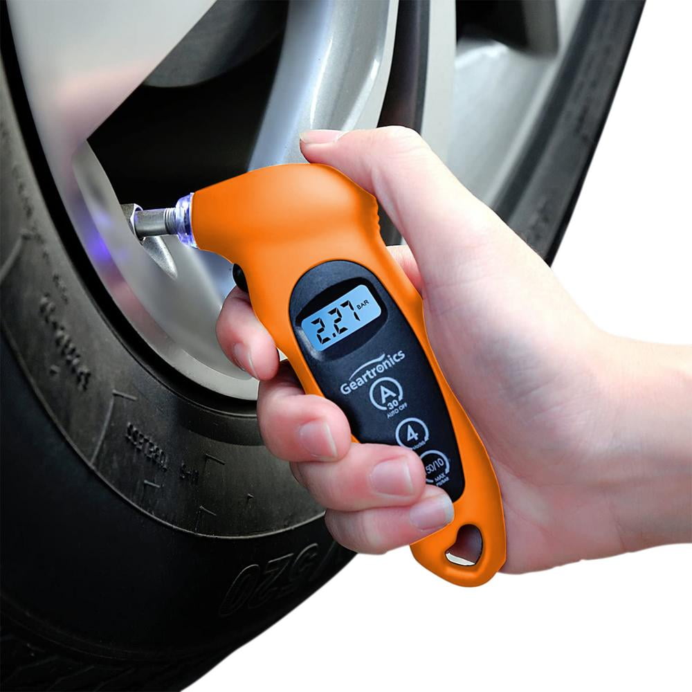 Digital Tire Pressure Gauge 100 PSI 4 Settings Digital Air Pressure