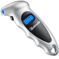 thumbnail image 1 of Digital Tire Pressure Gauge 150 PSI 4 Settings for Car Truck Bicycle with Backlit LCD and Non-Slip Grip, Silver, 1 Pack, for Gifts, 1 of 6