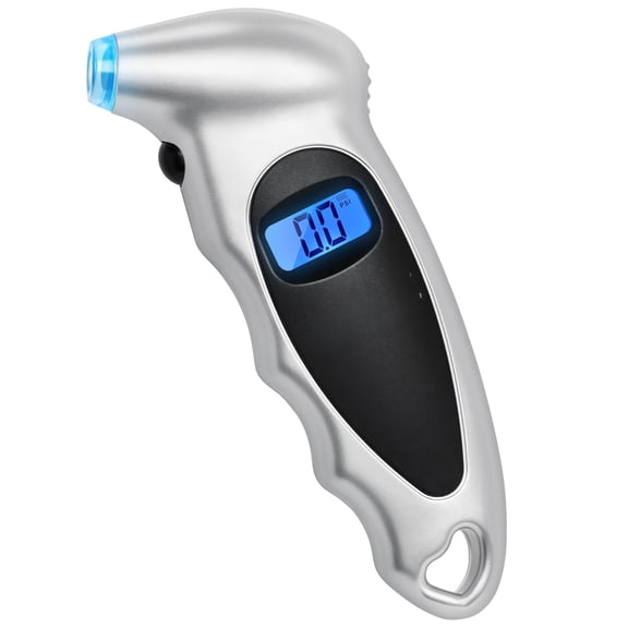 Digital Tire Pressure Gauge , Accurate in Increments, Tire Pressure Gauge with Backlit LCD and Presta Valve Adaptor, Units of Measurement for Car Truck