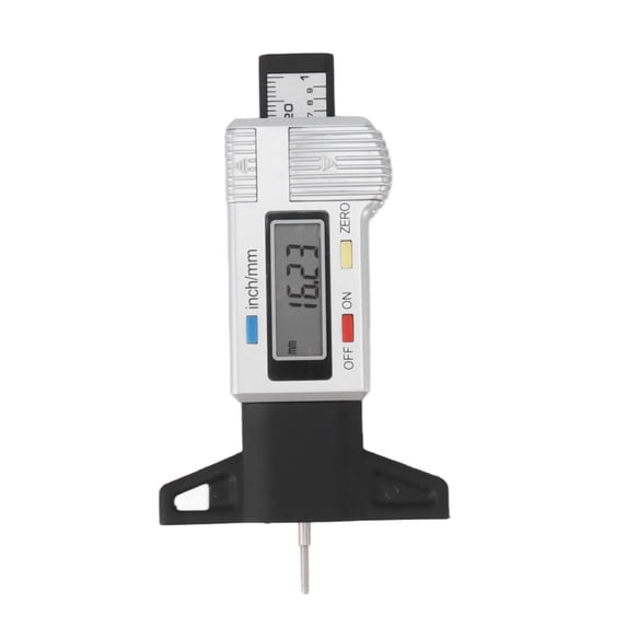 Digital Tire Tread Depth Gauge Tire Tread Depth Measuring Tool 0?25.4mm Range Accurate Reading
