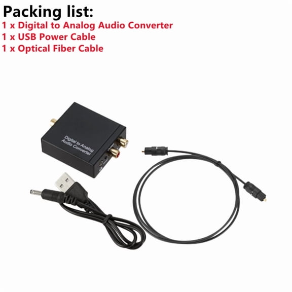 Digital To Analog 3.5Mm Jack Coaxial Optical Fiber Audio Aux Rca L / R Converter Spdif Digital Audio Decoder Amplifier