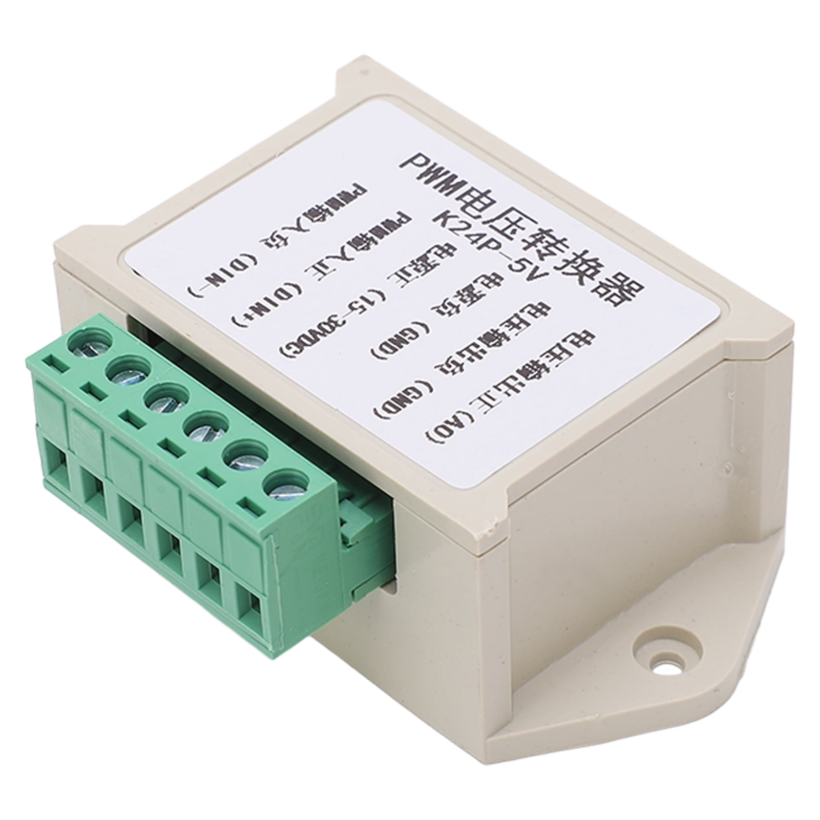 Digital To Analog Voltage Adapter, PWM Converter Module M3 Screws ABS