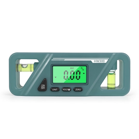 Digital Torpedo Level and Protractor, Magnetic Angle Meter, Electronic Bubble Inclinometer, Absolute and Relative Measurement, Angle & Slope Conversion for Woodworking Home Drainage Leveling