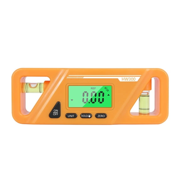 Digital Torpedo Level and Protractor, Magnetic Angle Meter, Electronic Bubble Inclinometer, Absolute and Relative Measurement, Angle & Slope Conversion for Woodworking Home Drainage Leveling