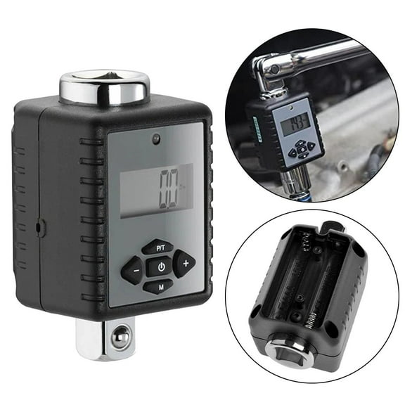 Digital Torque Adapter 1/2 Inch Drive 2-200Nm With LED Buzzer Data Memory For Automotive Aviation Machinery