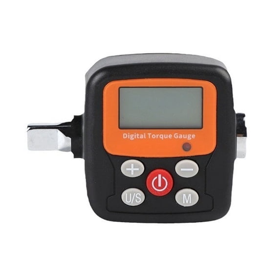 Digital Torque Gauge Torque Wrench Tester with LED Display Digital Torque Wrench Adapter for Car Bicycle Repair C,1 * Digital Torque Gauge Torque Wrench Tester Kit,Black