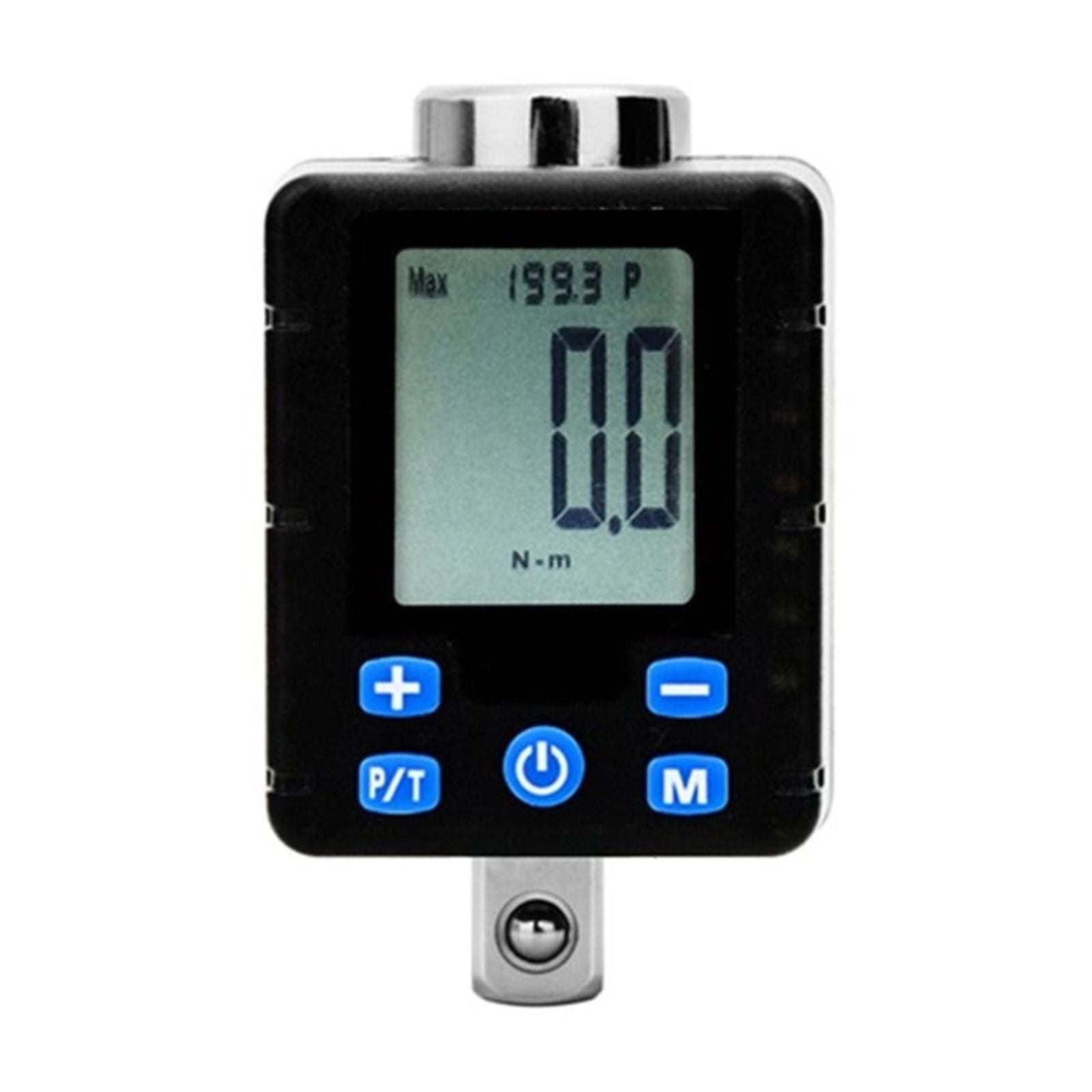 Digital Torque Wrench 0.3-340 Nm Adjustable Torque Meter Adapter ...