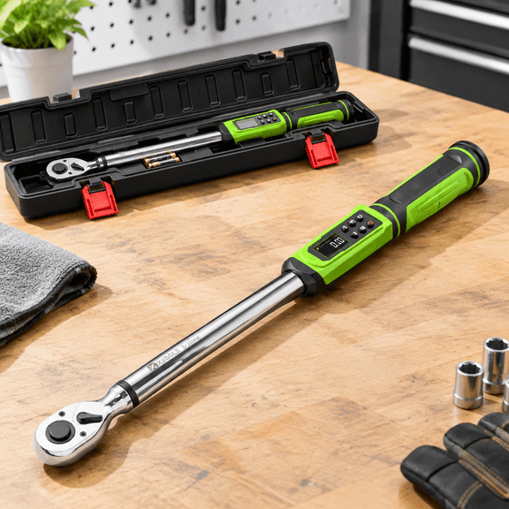 Digital Torque Wrench 1/2" Drive-2.2-147.5ft.lb For Carrcycle