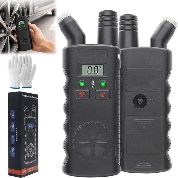 Digital Tpms Reset Gauge Tool, TPMS Relearn Tool, TPA01 Tire Sensor Activation Tools, 150 PSI,Digital Tire Pressure Gauge, 433MHz,TPMS Reset and Programming Toolfor Compatible Vehicles (1pc)