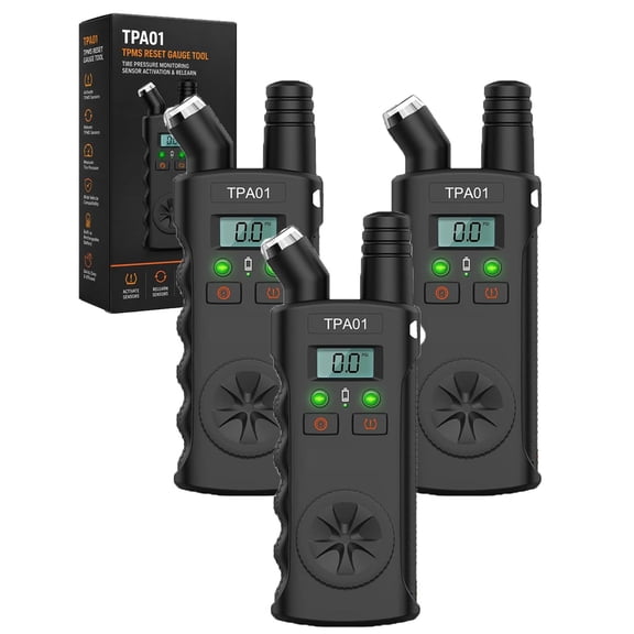 Digital Tpms Reset Gauge Tool,Upgraded Tpa01 150PSI Tire Pressure Monitoring Sensor Activation Relearn for Series Vehicles Compatible