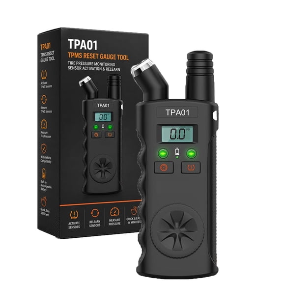 Digital Tpms Reset Gauge Tool,Upgraded Tpa01 150PSI Tire Pressure Monitoring Sensor Activation Relearn for Series Vehicles Compatible