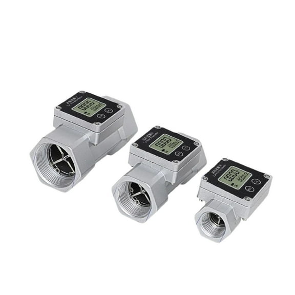 Digital Flow Meter Stainless Steel 1 1.5 2 Inch Electronic Water Urea Flowmeter with LCD Display Totalizer ,Easy Installation