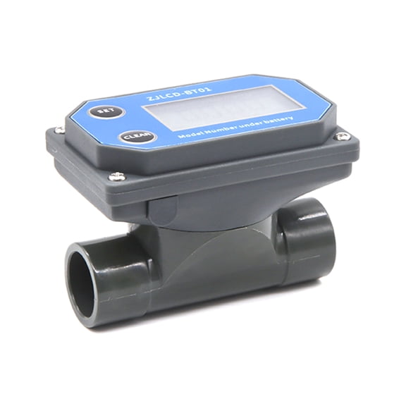 Digital Turbines Flowmeter Suitable For Farm & Garden Irrigation With LCD Display Measure Water Petrol Kerosene Methanol
