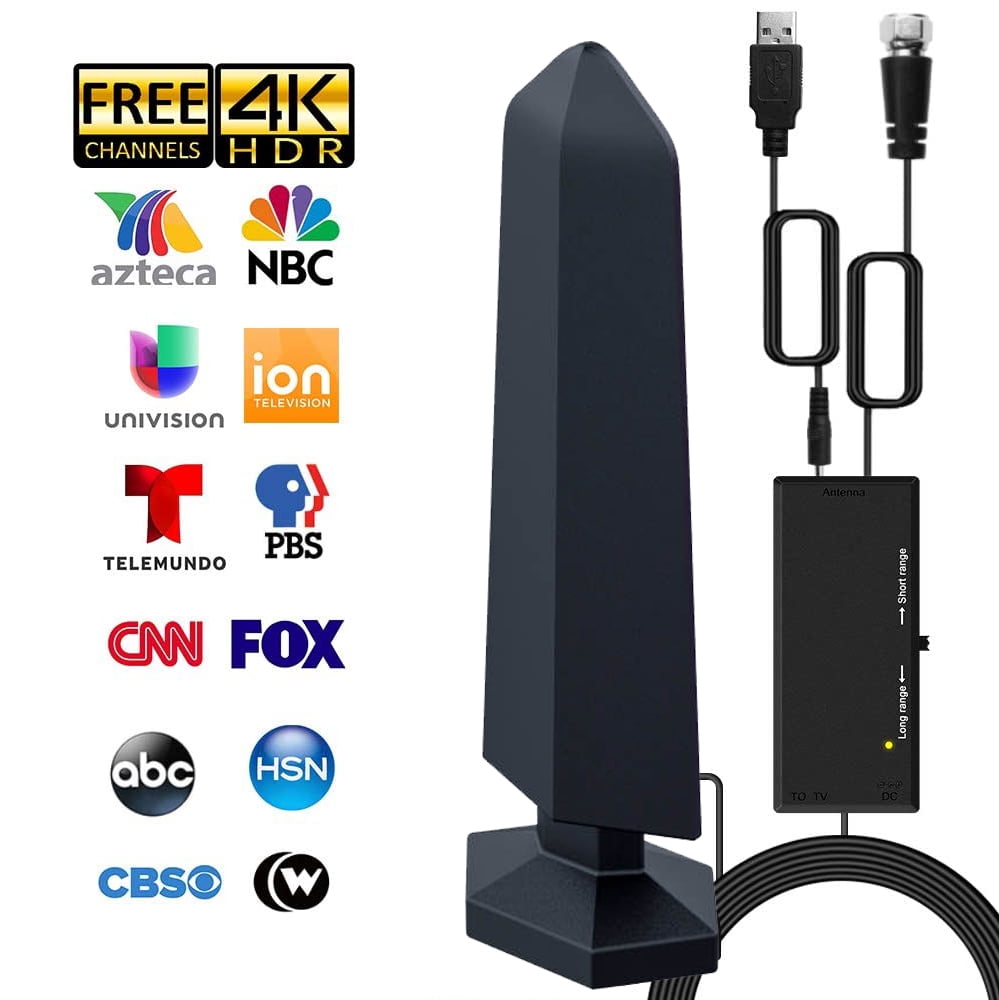Digital Tv Antenna 200 Mile Range Indoor Antenna TV Digital HD 1080p