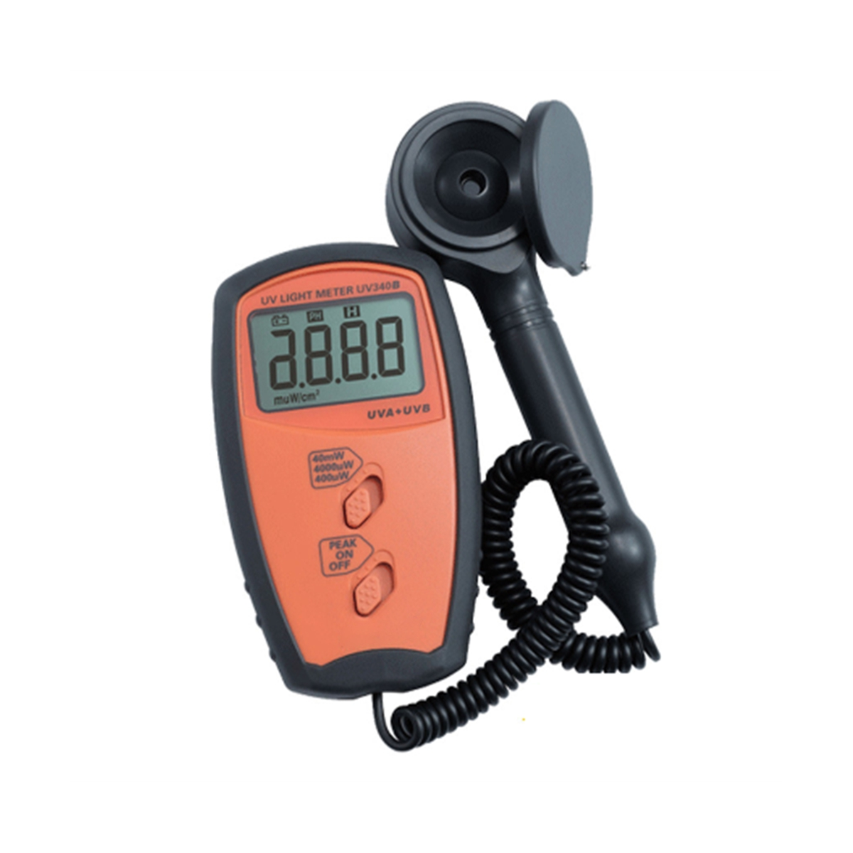 Digital UV Light Meter Handheld UVA UVB Intensity Measure Tester