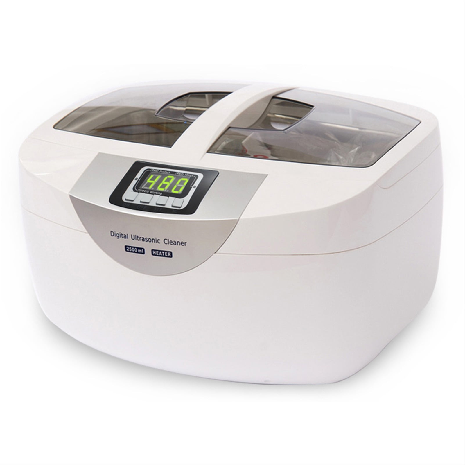 Digital Ultrasonic Cleaner 2500ML For Fruits Vegetables Home Kitchen Ultrasonic Baths ,Strong Cleaning