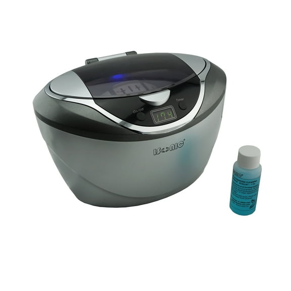 iSonic D2840 Digital Ultrasonic Cleaner for Jewelry, Eyeglasses, Watch, 1.6Pt/0.75L, 110V 35W