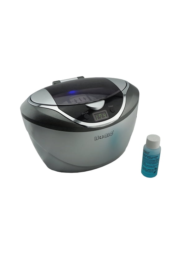 Ultrasonic Jewelry Cleaner, 0.75 L Stainless Steel Tank