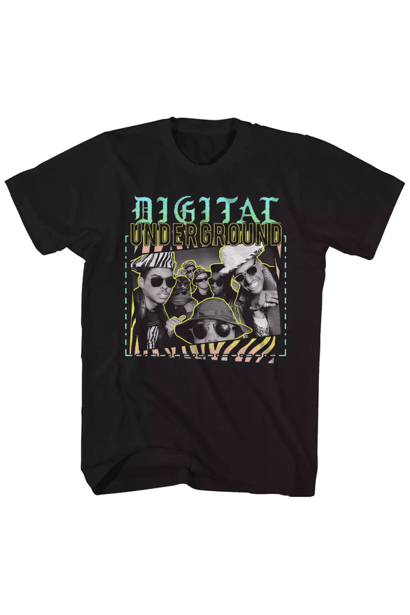 Digital Underground Black T-Shirt Cotton Full Size Unisex S-5XL 7D1737