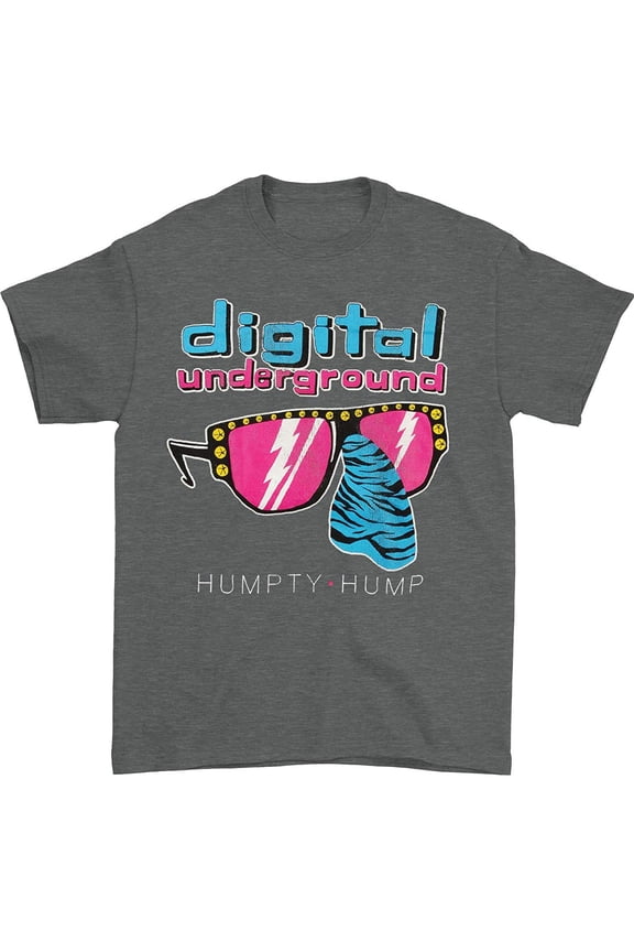 Digital Underground Men's Big Nose Slim-Fit T-Shirt Charcoal Small | Licensed Control Industry Merchandise