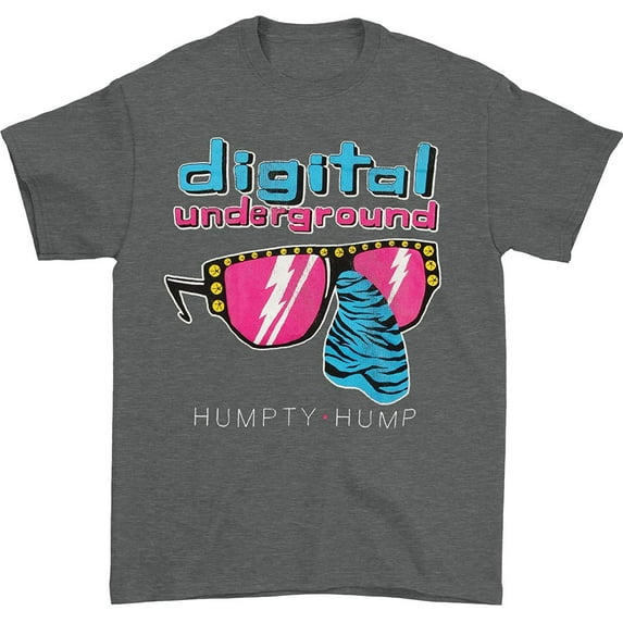 Digital Underground Men's Big Nose Slim-Fit T-Shirt Charcoal Small | Licensed Control Industry Merchandise