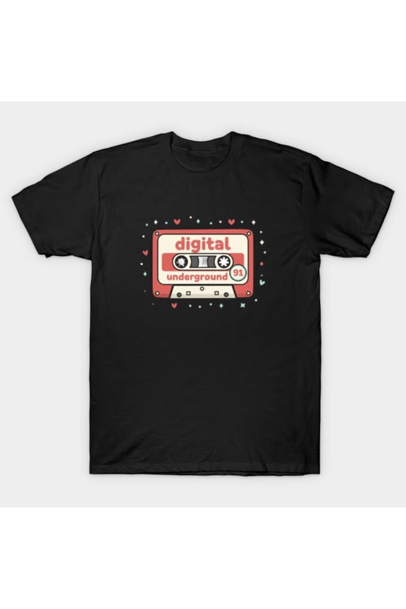 Digital Underground Tape Humpty Dance Retro Hip Hop Audio Cassette Toon Unisex T-Shirt, up to size 3XL.