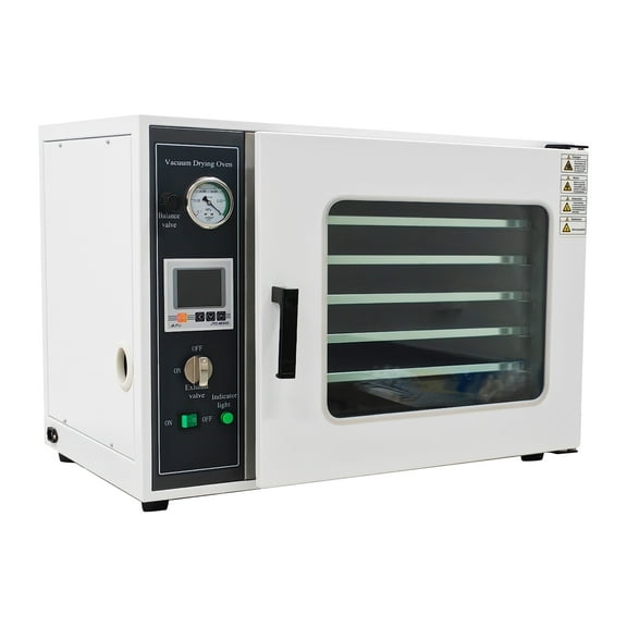 Digital Vacuum Drying Oven 1.9 Cu Ft Lab 5 Layers Shelf Drying Oven Heat Treat Oven 110V