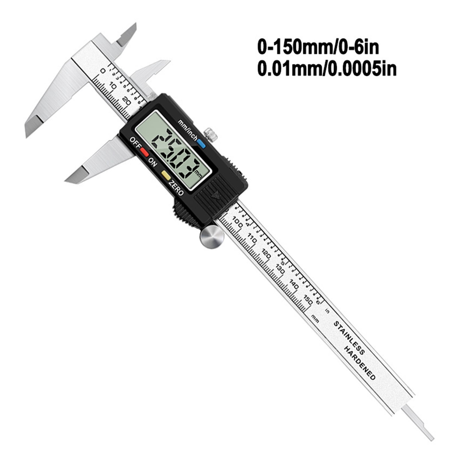 Digital Vernier Caliper 6 inch 0-150mm Electronic Measuring Caliper Stainless Steel